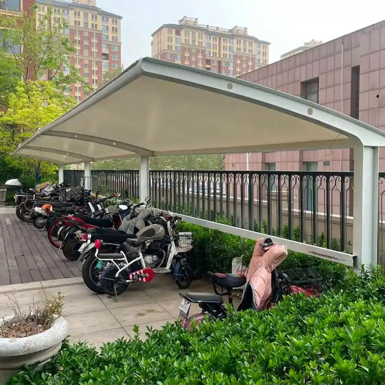 咸丰县膜结构电动车棚